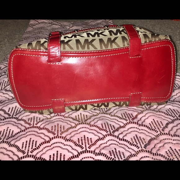 Michael Kors Signature Jacquard Satchel - Picture 4 of 8